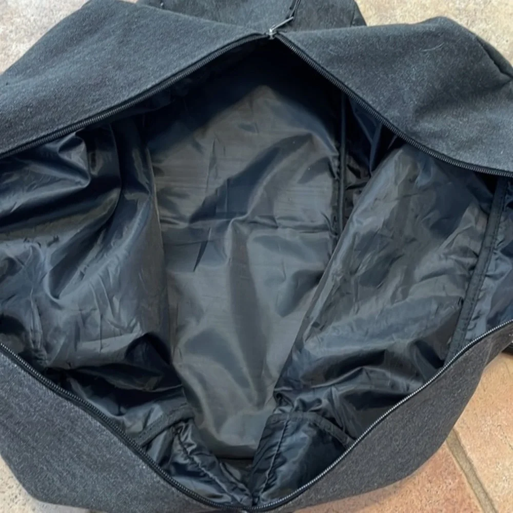 John Varvatos canvas travel weekender bag